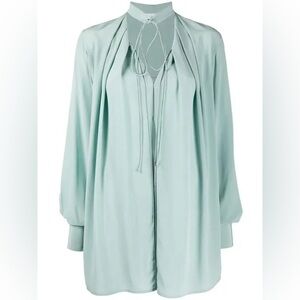 VICTORIA BECKHAM
Oversized Tie-Neck Blouse NWT